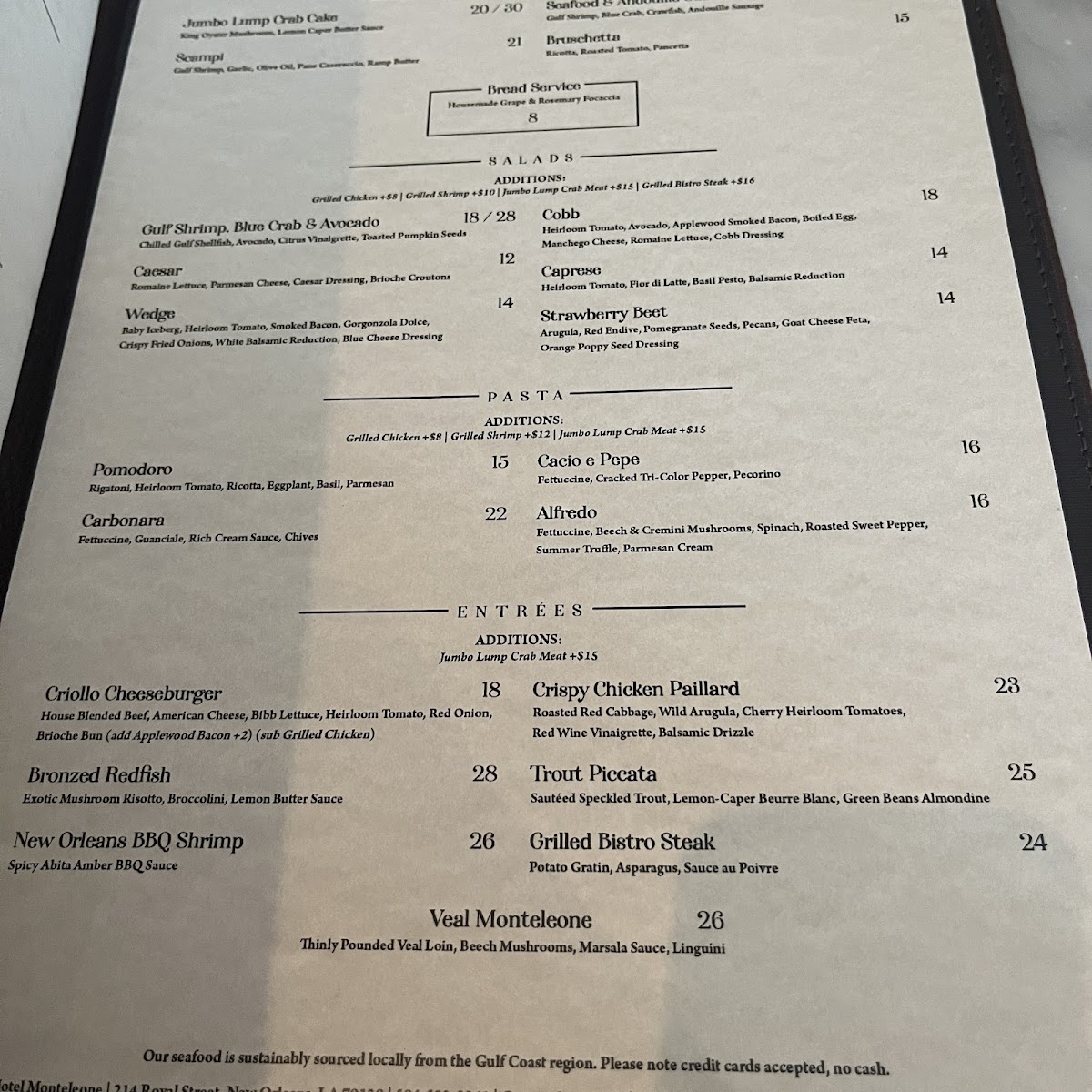 Criollo Restaurant Menu - Image 4